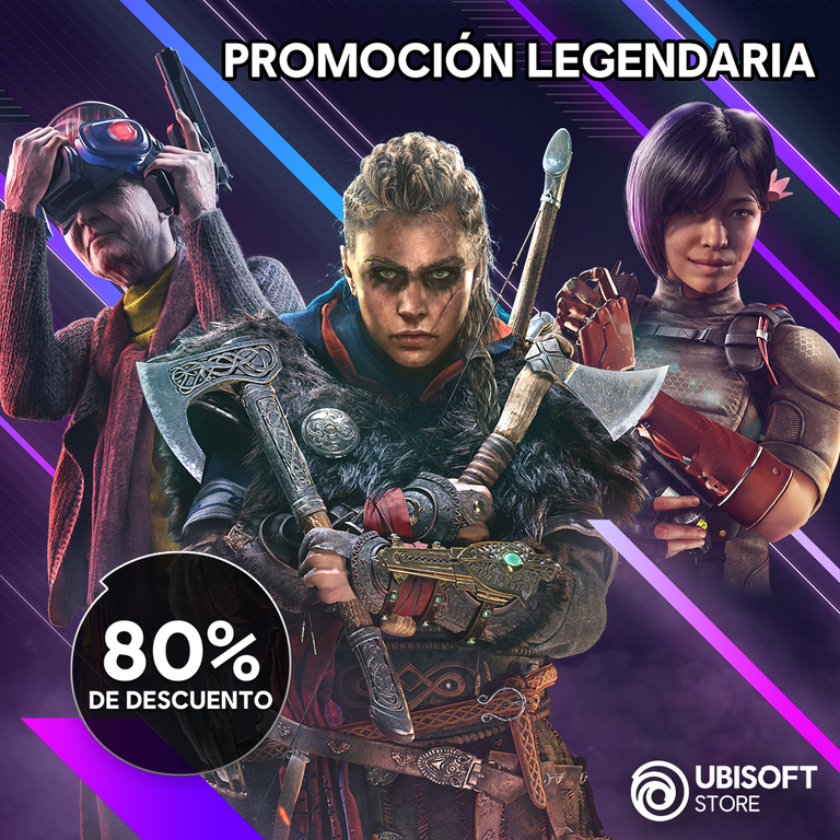 Descubre los mundos de Ubisoft a precio especial con la Legendary sale